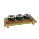 پیش‌نمایش فایل sushi-roll-plate-7193938 از پک غذای آسیایی