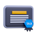 پیش‌نمایش فایل tax-certificate-6746855 از پک خدمات مالیات