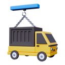 پیش‌نمایش فایل container-truck-8997406 از پک خدمات تحویل کالا