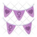 پیش‌نمایش فایل feminism-garlands-2124257 از پک روز زن