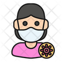 پیش‌نمایش فایل infected-lady-2368875 از پک آواتارهای کووید