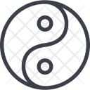 پیش‌نمایش فایل yin-yang-19 از پک مجموعه آیکون های نازک یوگا