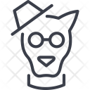 پیش‌نمایش فایل dog-2135 از پک حیوانات هیپستر با خط نازک