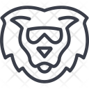 پیش‌نمایش فایل lion-76 از پک حیوانات هیپستر با خط نازک