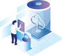 پیش‌نمایش فایل cloud-management-2081733 از پک تصویرسازی های ایزومتریک