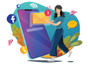 پیش‌نمایش فایل concept-of-subscribe-via-email-and-get-latest-news-2112232 از پک صفحه فرود