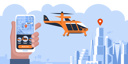 پیش‌نمایش فایل booking-air-taxi-and-helicopter-5204648 از پک تاکسی هوایی