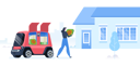 پیش‌نمایش فایل robot-vehicle-to-deliver-pizza-5204978 از پک وسیله نقلیه خودران