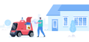 پیش‌نمایش فایل robotic-vehicle-to-deliver-pizza-5204977 از پک وسیله نقلیه خودران