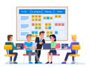 پیش‌نمایش فایل business-team-working-according-to-task-plan-8637076 از پک کسب و کار