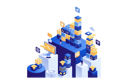 پیش‌نمایش فایل blockchain-representation-11511487 از پک بلاکچین ایزومتریک