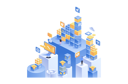 پیش‌نمایش فایل blockchain-technology-11511486 از پک بلاکچین ایزومتریک