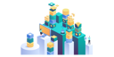 پیش‌نمایش فایل digital-blocks-connection-11523833 از پک بلاکچین