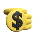 پیش‌نمایش فایل dollar-coins-5482547 از پک امور مالی