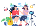 پیش‌نمایش فایل girl-recording-podcast-5241562 از پک وبلاگ‌نویس