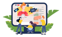 پیش‌نمایش فایل bloggers-working-on-video-5241553 از پک وبلاگ‌نویس