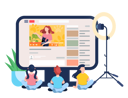 پیش‌نمایش فایل social-media-blogger-5241564 از پک وبلاگ‌نویس
