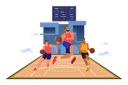 پیش‌نمایش فایل basketball-match-5237919 از پک ورزش و بازی‌ها