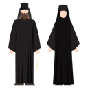 پیش‌نمایش فایل catholic-couple-wearing-black-dress-5245523 از پک افراد مذهبی
