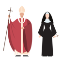 پیش‌نمایش فایل christian-pope-couple-5245525 از پک افراد مذهبی