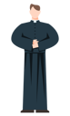 پیش‌نمایش فایل christian-priest-5245520 از پک افراد مذهبی