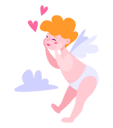 پیش‌نمایش فایل baby-cupid-on-valentine-day-5246871 از پک والنتینس