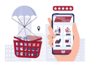 پیش‌نمایش فایل fast-delivery-5255775 از پک خرید آنلاین