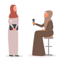 پیش‌نمایش فایل female-reporter-interviewing-arab-woman-5312585 از پک روزنامه‌نگار مسلمان