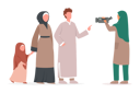 پیش‌نمایش فایل female-reporter-interviewing-muslim-family-5312575 از پک روزنامه‌نگار مسلمان