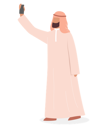 پیش‌نمایش فایل arabic-taking-photo-using-selfie-stick-5312612 از پک سلفی