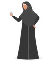 پیش‌نمایش فایل muslim-female-taking-selfie-5312603 از پک سلفی