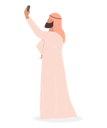 پیش‌نمایش فایل muslim-man-taking-selfie-5312595 از پک سلفی