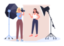 پیش‌نمایش فایل professional-female-photographer-with-camera-5314583 از پک حرفه