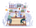 پیش‌نمایش فایل bartender-serving-drinks-5507852 از پک بارمن