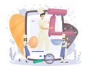 پیش‌نمایش فایل online-bakery-service-5507833 از پک نانوایی