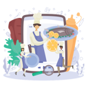 پیش‌نمایش فایل food-order-app-5507907 از پک کیتچِنِر