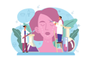 پیش‌نمایش فایل doctor-prepare-woman-for-plastic-surgery-drawing-lines-on-face-and-put-injections-5509118 از پک جراح پلاستیک