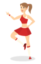 پیش‌نمایش فایل beautiful-cheerleader-5832291 از پک تشویق‌کننده ورزشی