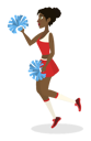 پیش‌نمایش فایل dancing-cheerleader-5832284 از پک تشویق‌کننده ورزشی