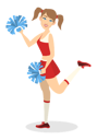 پیش‌نمایش فایل female-cheerleader-5832287 از پک تشویق‌کننده ورزشی
