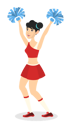 پیش‌نمایش فایل sport-cheerleader-5832288 از پک تشویق‌کننده ورزشی
