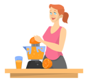 پیش‌نمایش فایل woman-making-fresh-orange-juice-6029565 از پک سبک زندگی سالم