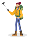 پیش‌نمایش فایل climber-man-in-special-winter-clothes-with-backpack-6029301 از پک کمپینگ و کوهنوردی