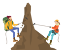 پیش‌نمایش فایل couple-climbing-mountain-6029325 از پک کمپینگ و کوهنوردی
