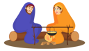 پیش‌نمایش فایل couple-sitting-at-the-campfire-6029324 از پک کمپینگ و کوهنوردی