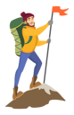 پیش‌نمایش فایل male-alpinist-standing-on-top-of-the-mountain-6029330 از پک کمپینگ و کوهنوردی