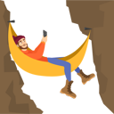 پیش‌نمایش فایل male-mountain-climber-resting-in-the-hammock-6029303 از پک کمپینگ و کوهنوردی
