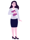 پیش‌نمایش فایل businesswoman-with-folder-6265008 از پک سالمندی زن