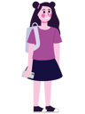 پیش‌نمایش فایل schoolgirl-with-backpack-and-mobile-6265006 از پک سالمندی زن