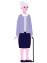 پیش‌نمایش فایل senior-lady-standing-with-stick-6265010 از پک سالمندی زن
